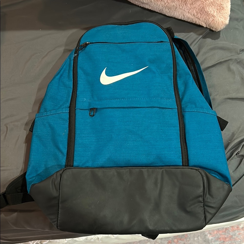 Nike Blue and Black Backpack Classic Design
